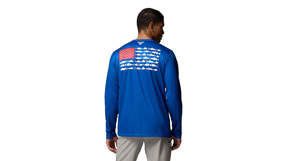 Columbia Terminal Tackle PFG Fish Flag Long Sleeve - Mens