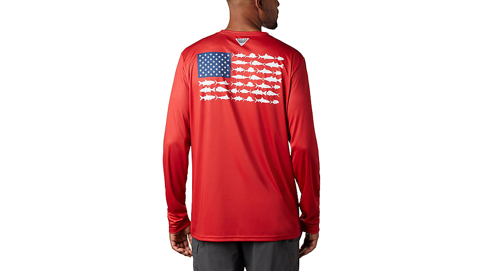 Columbia Terminal Tackle PFG Fish Flag Long Sleeve - Mens