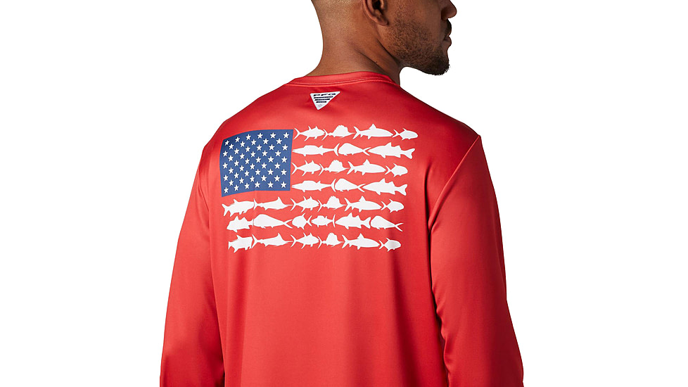 Columbia Terminal Tackle PFG Fish Flag Long Sleeve - Mens