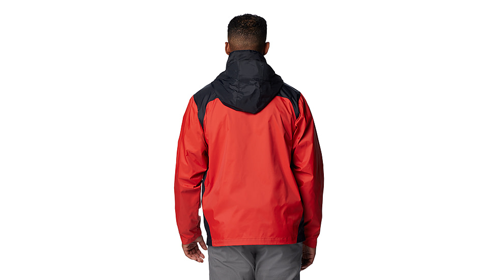 Columbia Glennaker Lake II Rain Jacket - Mens, Sail Red/Black, S, 2089791-698-S