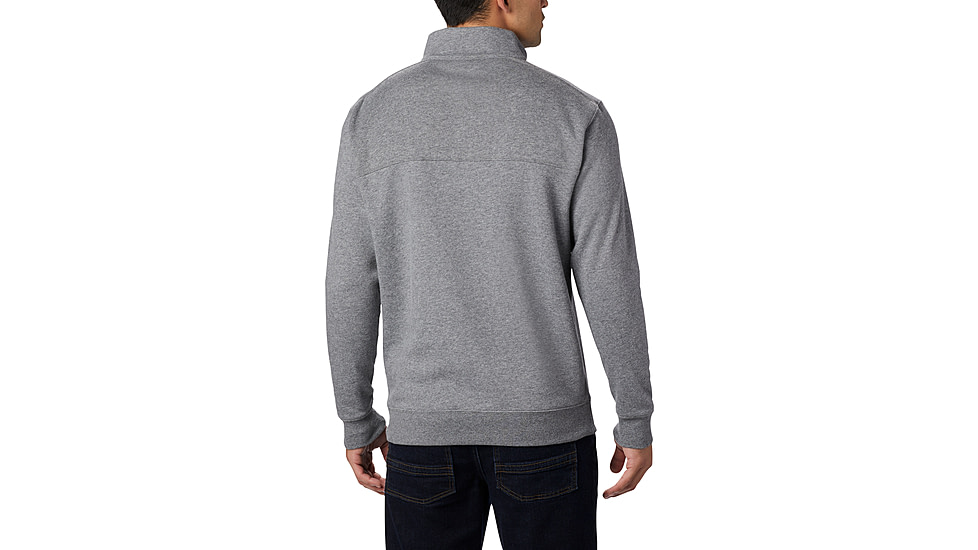 Columbia Hart Mountain II Half Zip Sweatshirt - Mens, Charcoal Heather, XXL, 1411621-030-XXL