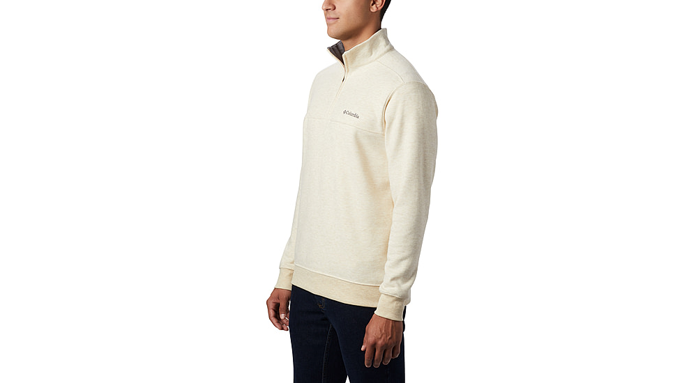 Columbia Hart Mountain II Half Zip Sweatshirt - Mens, Oatmeal Heather, XXL, 1411621-242-XXL
