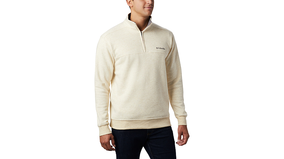Columbia Hart Mountain II Half Zip Sweatshirt - Mens, Oatmeal Heather, XXL, 1411621-242-XXL
