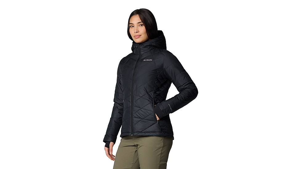 Columbia Heavenly Hooded Jacket - Womens, Black, S, 1738151-012-S