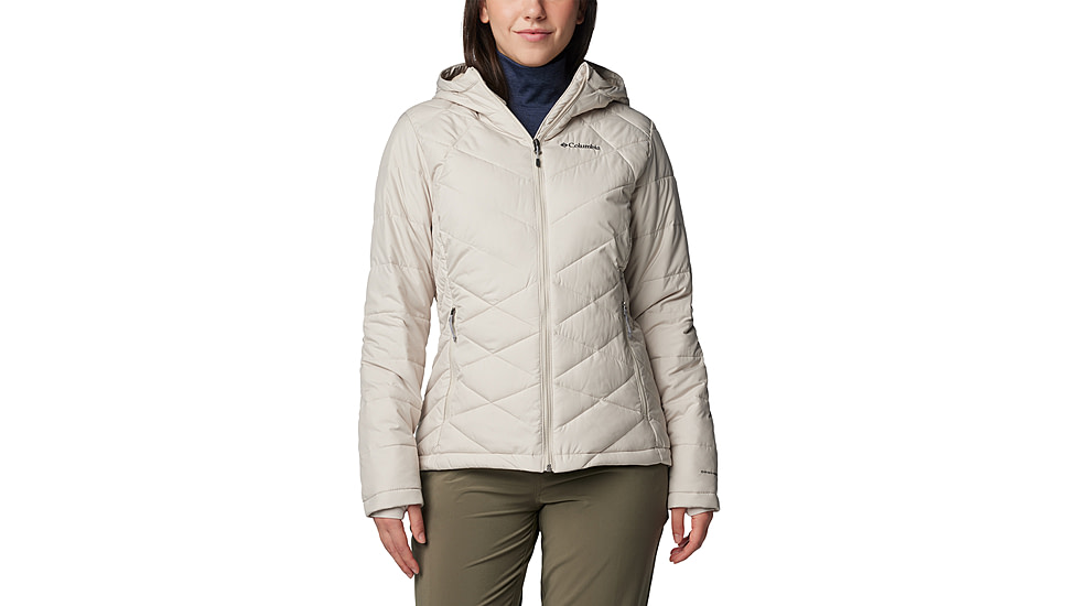 Columbia Heavenly Hooded Jacket - Womens, Dark Stone, L, 1738151-278-L