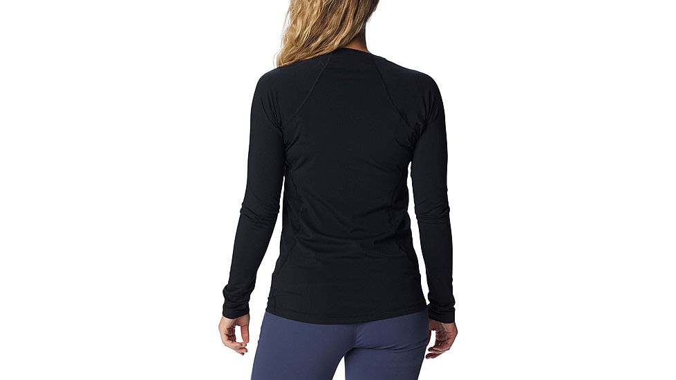 Columbia Midweight Stretch Long Sleeve Top - Womens, Black, Medium, 1639021-011-M