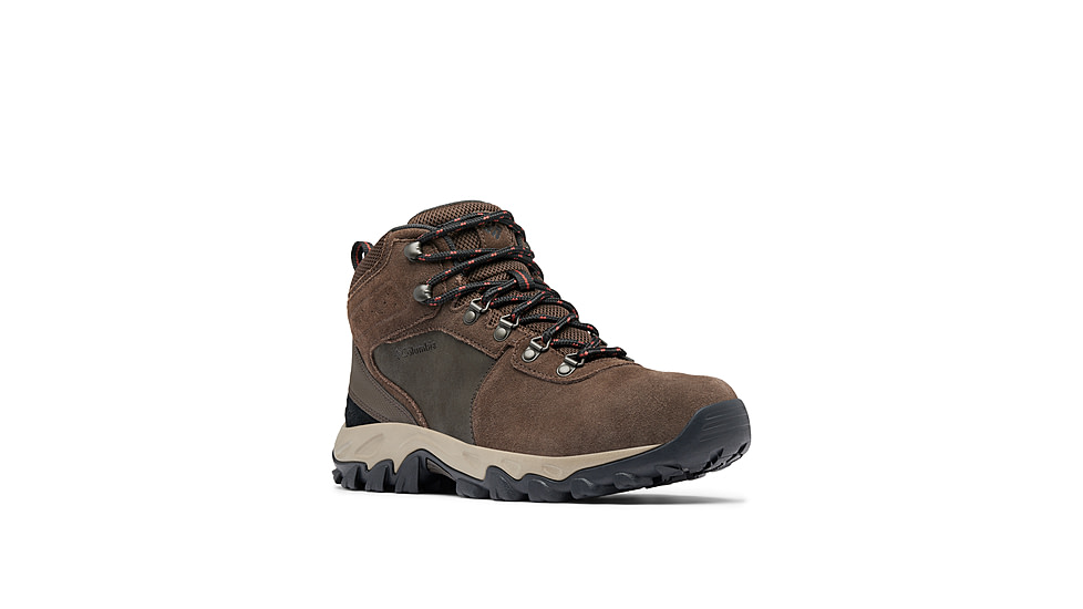 Columbia Newton Ridge Plus II Suede Waterproof Hiking Boot - Mens, Cordovan/Spice, 11, 1746411-233-11