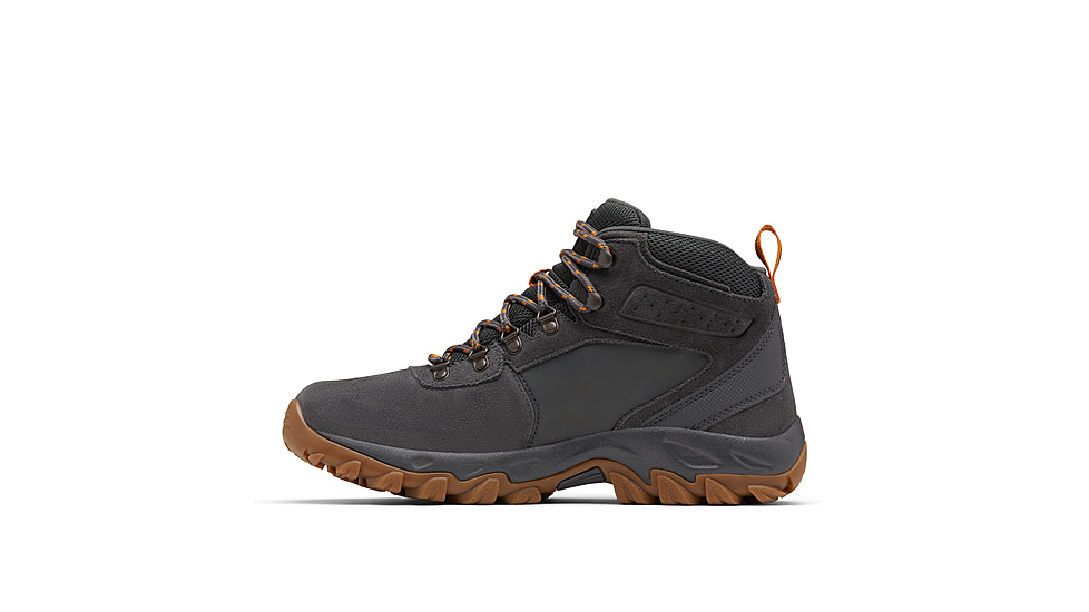 Columbia Newton Ridge Plus II Suede Waterproof Hiking Boot - Mens, Dark Grey/Gold, 11.5, 1746411-091-11.5