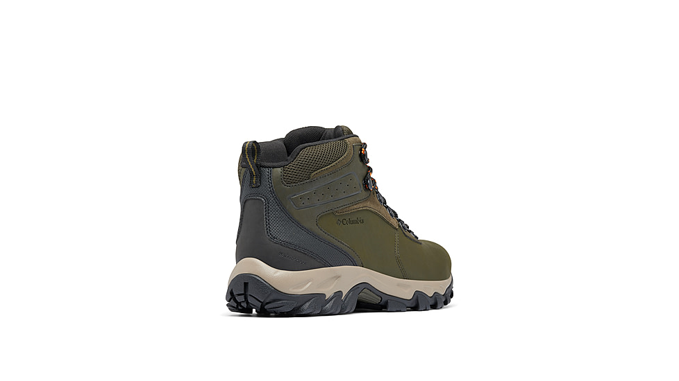 Columbia Newton Ridge Plus II Waterproof Hiking Boot - Mens, Deep Olive/Desert Sun, 10, 1594731-315-10