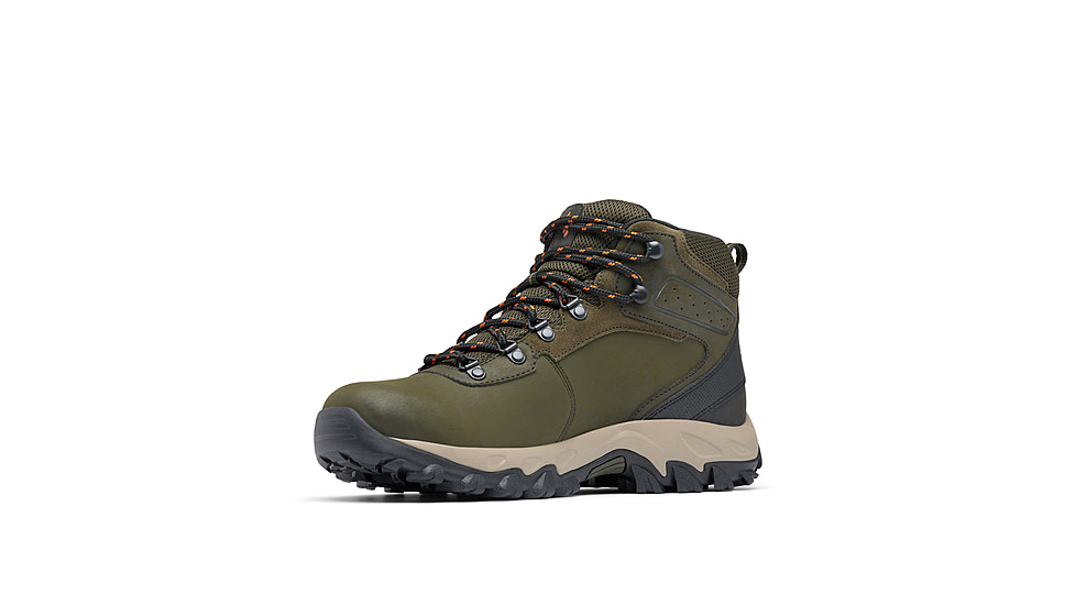 Columbia Newton Ridge Plus II Waterproof Hiking Boot - Mens, Deep Olive/Desert Sun, 10, 1594731-315-10