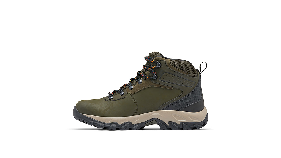 Columbia Newton Ridge Plus II Waterproof Hiking Boot - Mens, Deep Olive/Desert Sun, 10, 1594731-315-10