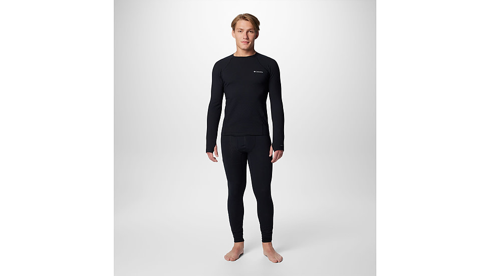 Columbia Omni-Heat Helix Baselayer Crew - Mens, Black, Small, 2095011010-S