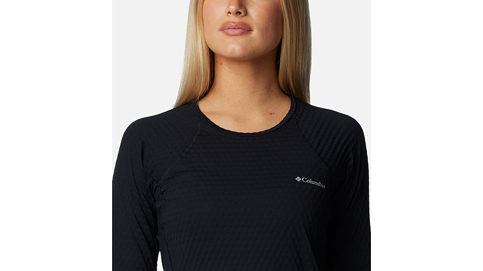 Columbia Omni Heat Helix Baselayer Crew - Womens, Black, Medium, 2086551010-M