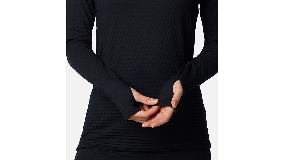 Columbia Omni Heat Helix Baselayer Crew - Womens, Black, Medium, 2086551010-M