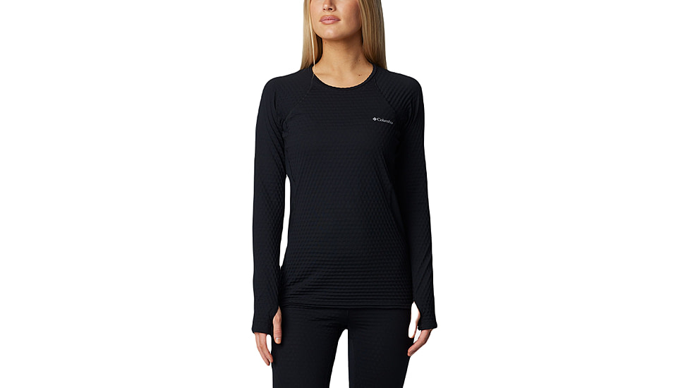 Columbia Omni Heat Helix Baselayer Crew - Womens, Black, Medium, 2086551010-M