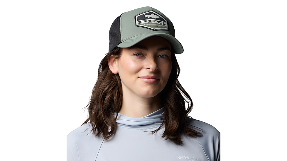 Columbia PFG Big Haul Snapback Ball Cap, Cypress/Black/Big Rig Bass, O/S, 2121331-316-O/S