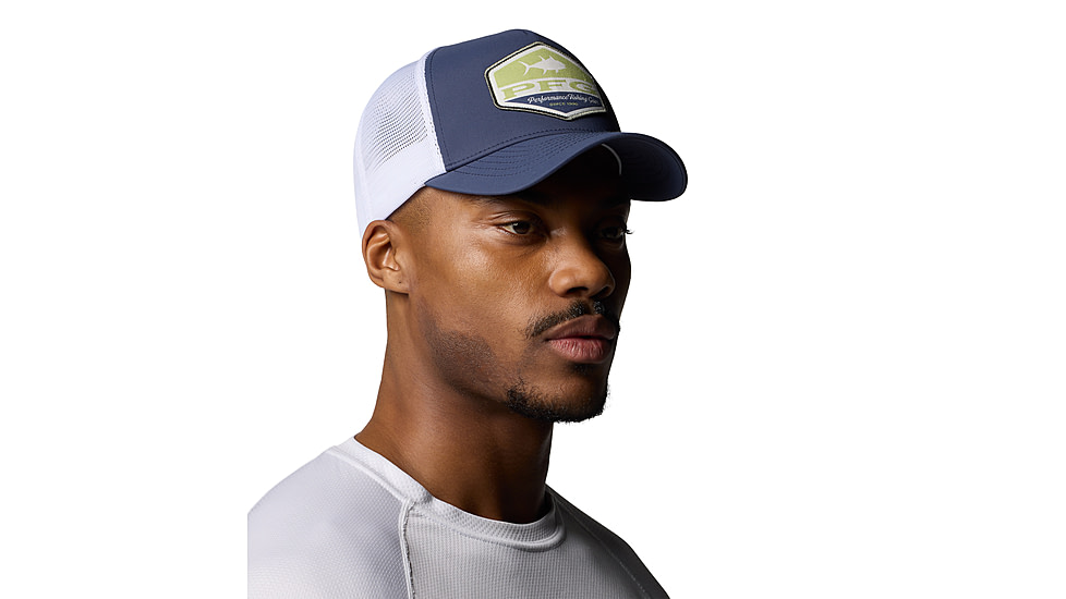 Columbia PFG Big Haul Snapback Ball Cap, Nocturnal/White/Big Rig Tuna, O/S, 2121331-466-O/S