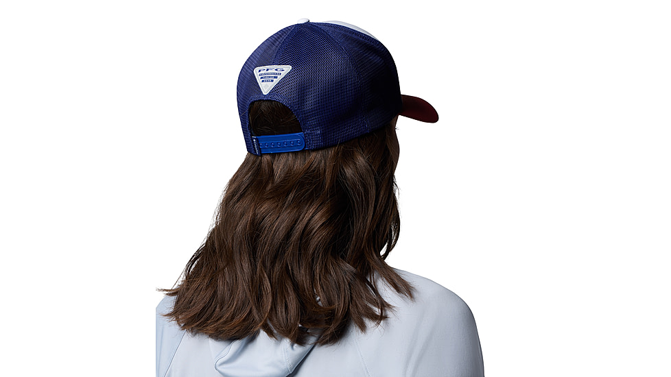 Columbia PFG Big Haul Snapback Ball Cap, White/Dusty Cr, O/S, 2121331-100-O/S