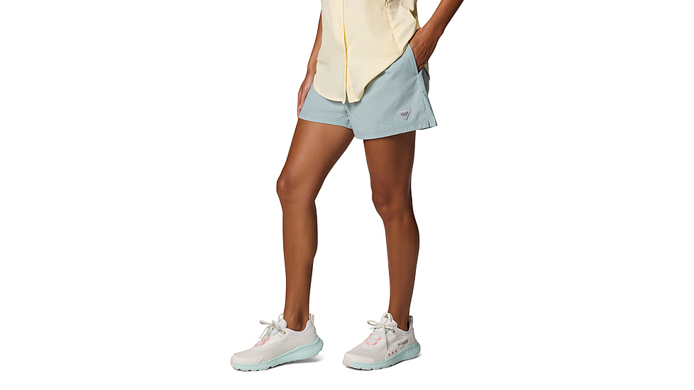 Columbia PFG Rugged Water Shorts - Womens, Crushed Blue, 2, L, 2113671-461-L-2