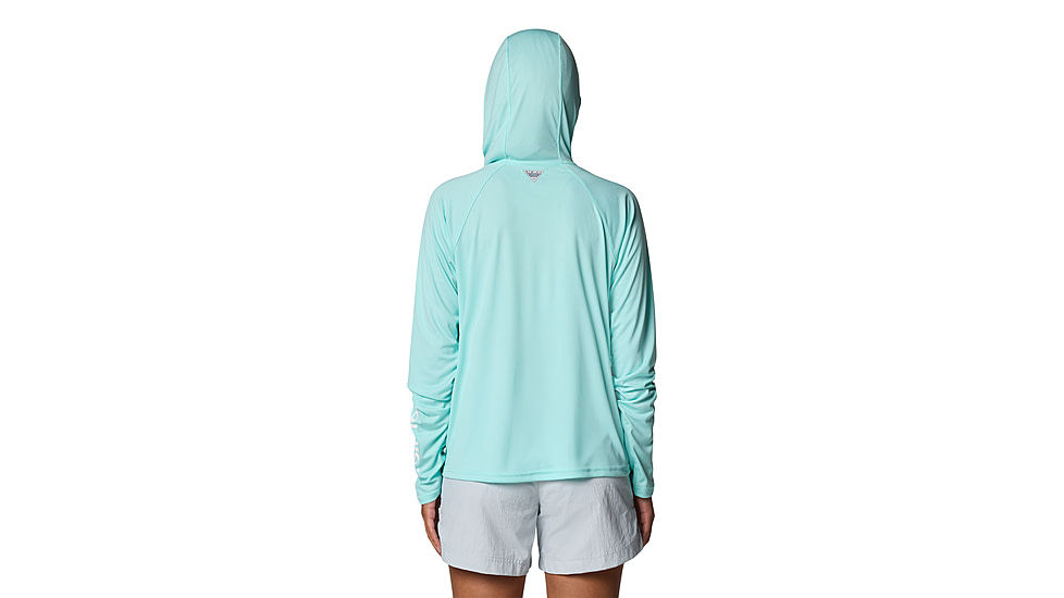 Columbia PFG Tidal Tee II Hoodie - Womens, Gulf Stream, S, 2113691-499-S