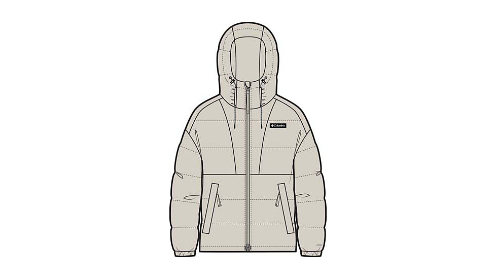 Columbia Pike Lake III Hooded Jacket - Womens, Dark Stone, Small, 2133561-278-S