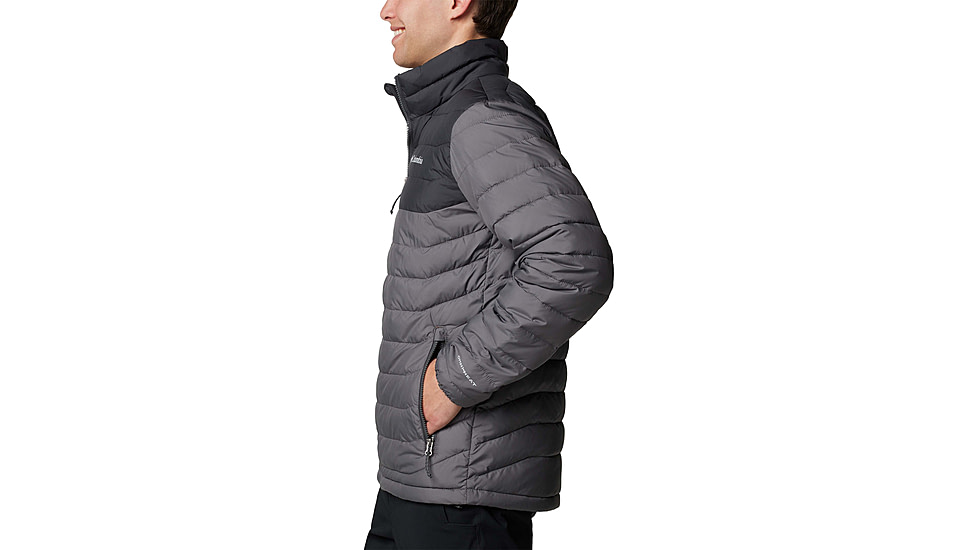 Columbia Powder Lite II Jacket - Mens, City Grey/Shark, Small, 2086961-023-S