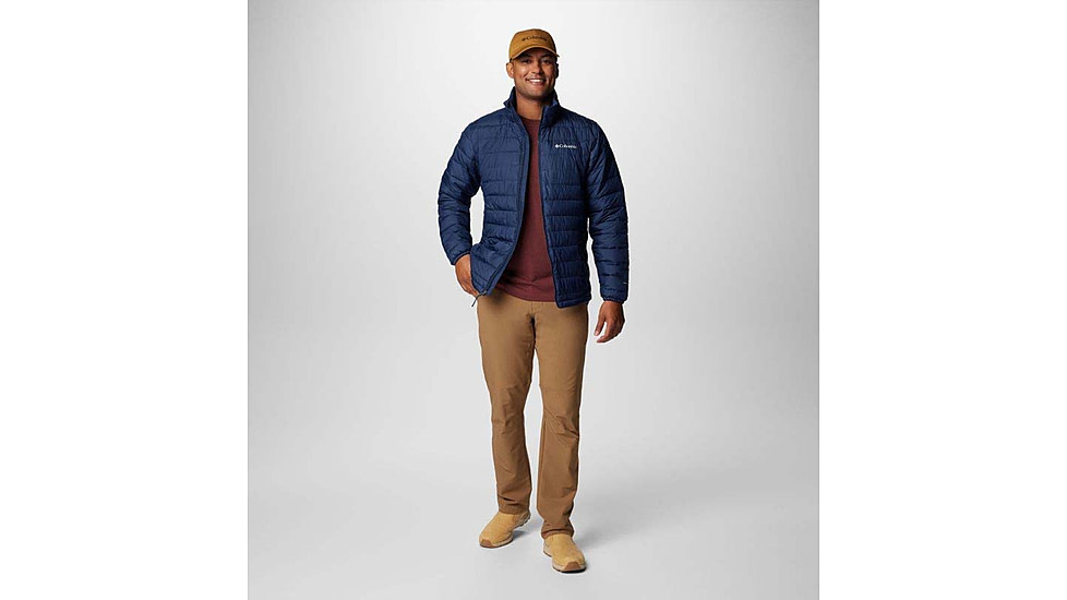 Columbia Powder Lite II Jacket - Mens, Collegiate Navy, Medium, 2086961-464-M