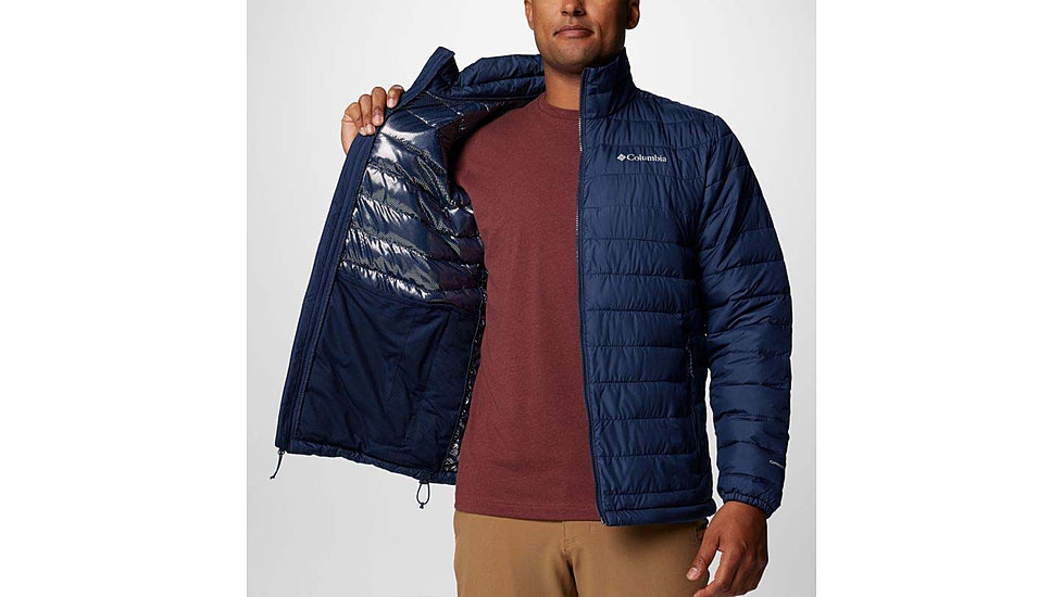 Columbia Powder Lite II Jacket - Mens, Collegiate Navy, Medium, 2086961-464-M