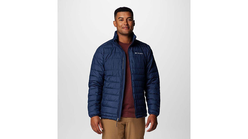 Columbia Powder Lite II Jacket - Mens, Collegiate Navy, Medium, 2086961-464-M