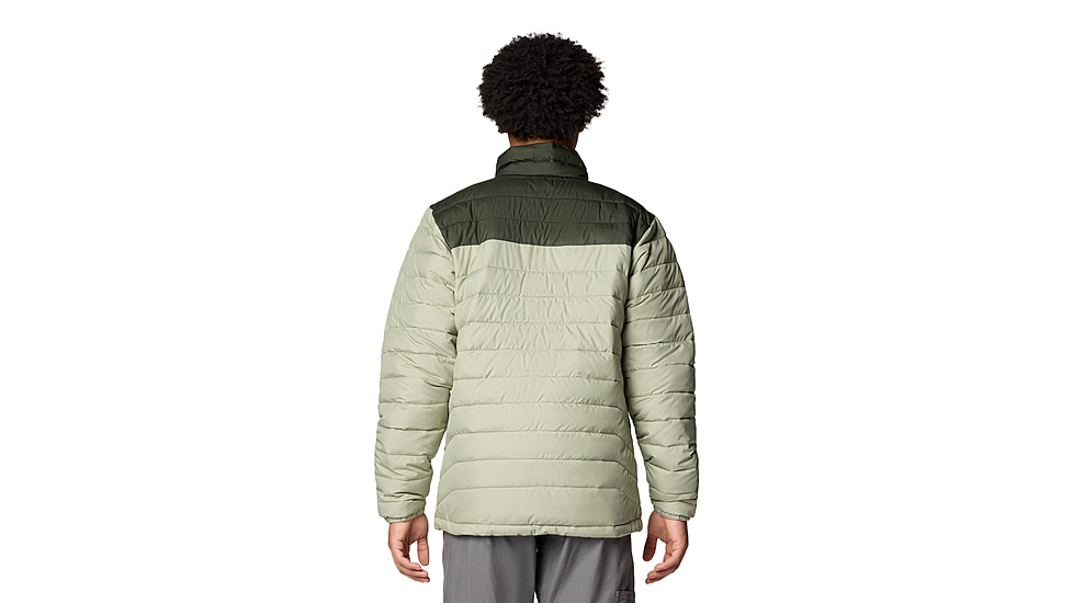 Columbia Powder Lite II Jacket - Mens, Safari/Greenscape, L, 2086961-348-L