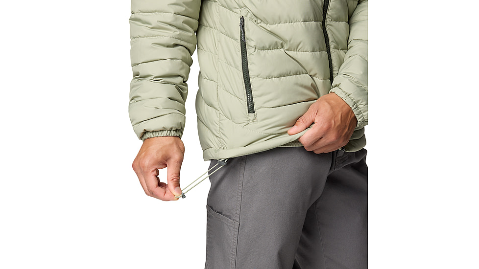 Columbia Powder Lite II Jacket - Mens, Safari/Greenscape, L, 2086961-348-L