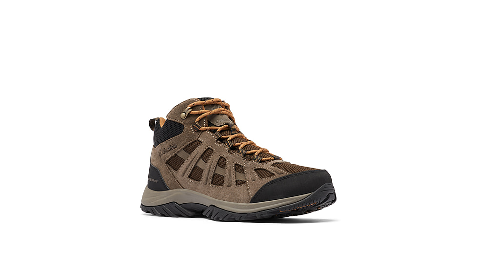 Columbia Redmond III Mid Waterproof Shoes - Mens, Cordovan/Elk, 10, 1940581-232-10