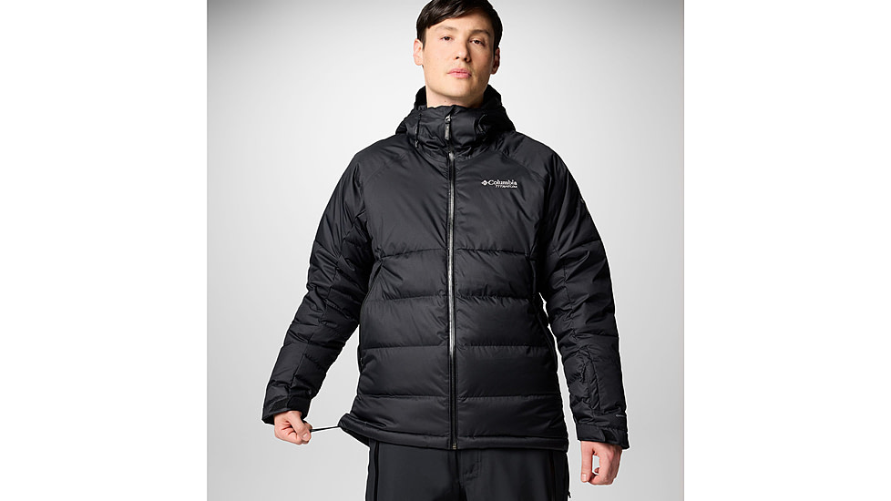 Columbia Roaring Fork II Down Jacket - Mens, Black, Large, 2087341010-L