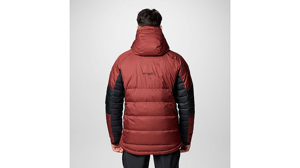 Columbia Roaring Fork II Down Jacket - Mens, Spice/Black, Small, 2087341681-S