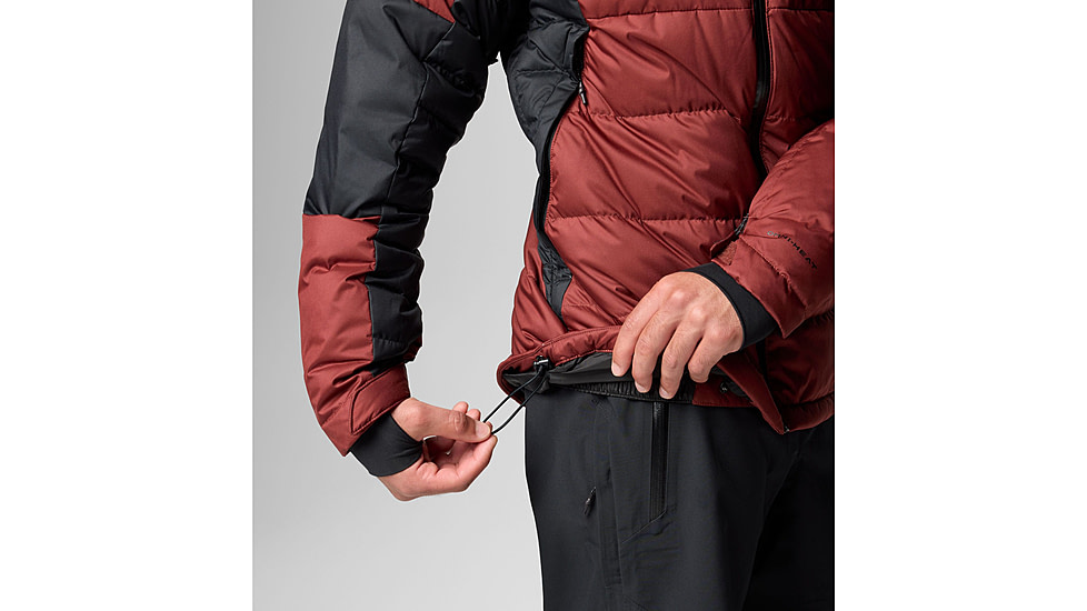 Columbia Roaring Fork II Down Jacket - Mens, Spice/Black, Small, 2087341681-S