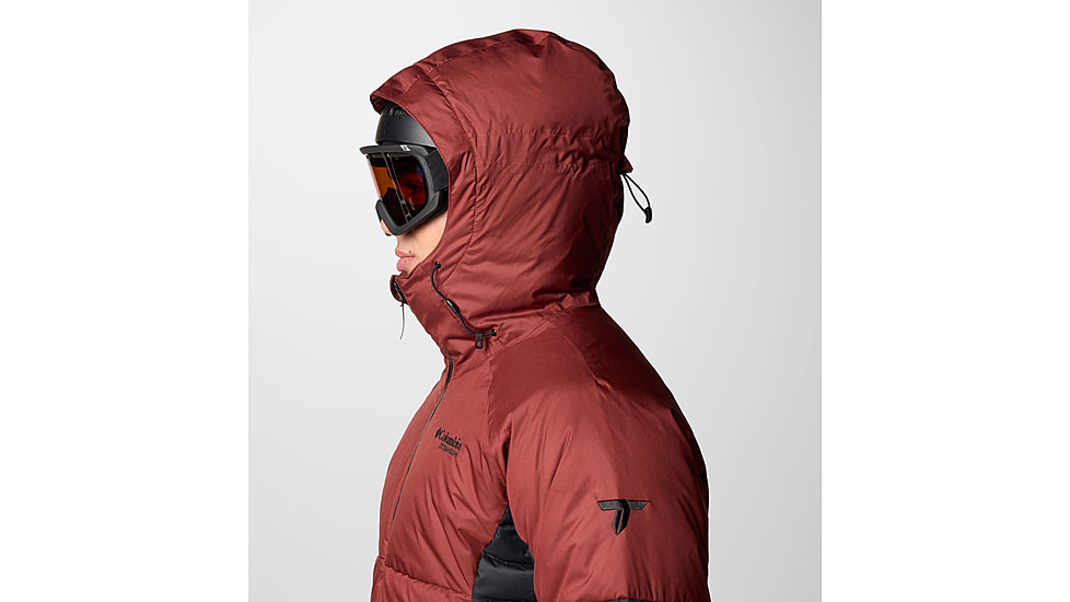 Columbia Roaring Fork II Down Jacket - Mens, Spice/Black, Small, 2087341681-S