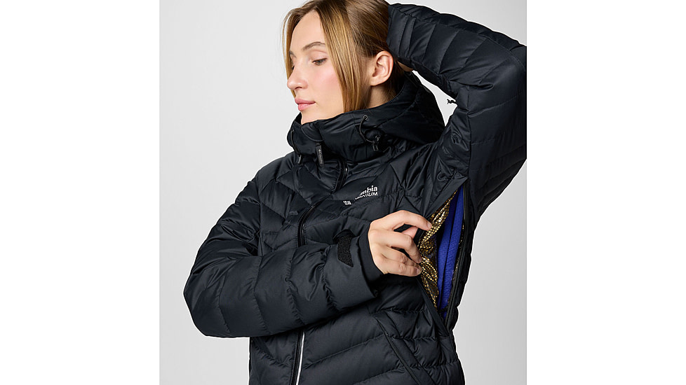 Columbia Roaring Fork II Down Jacket - Womens, Black, Small, 2085531010-S