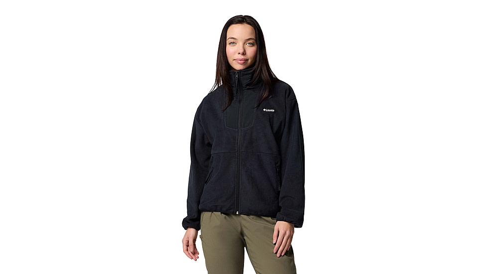 Columbia Sequoia Grove Full Zip Fleece Jacket - Womens, Black, Large, 2085311-011-L