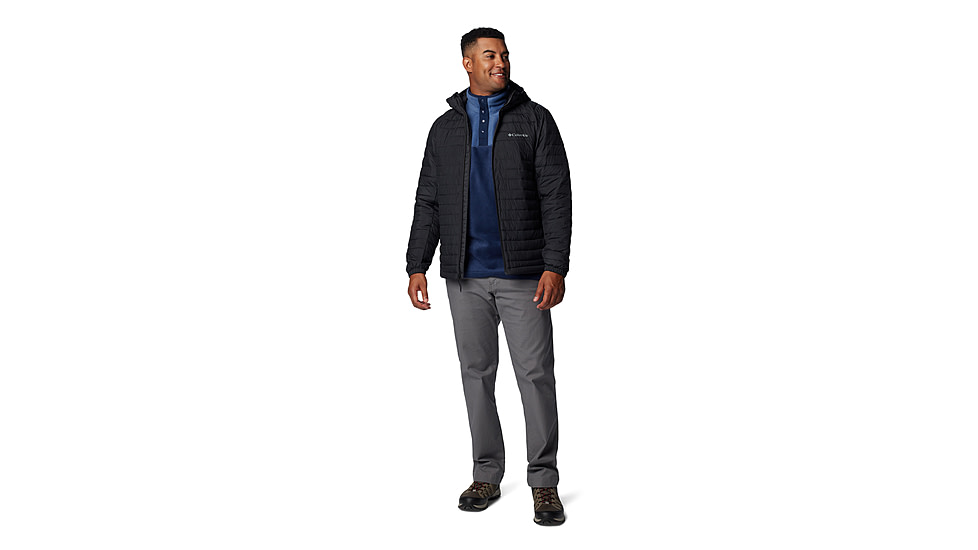 Columbia Silver Falls II Hooded Jacket - Mens, Black, XL, 2098721-010-XL