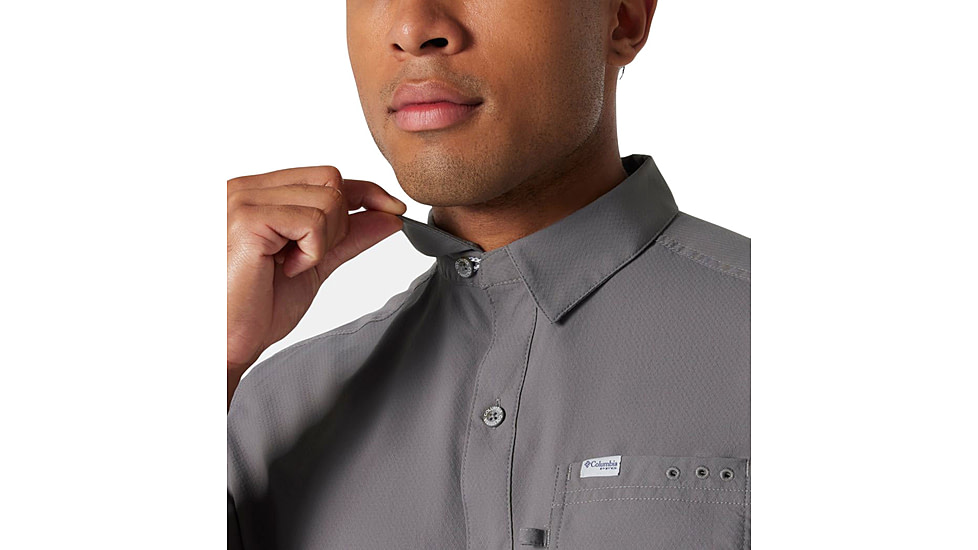 Columbia Slack Tide Camp Shirt - Mens, City Grey, Small, 1577051023City GreyS