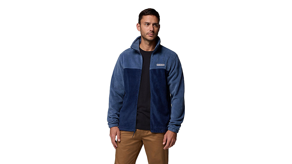 Columbia Steens Mountain 2.0 Full Zip Fleece Jacket - Mens, Dark Mountain/Collegiate Navy, Small, 1476671479-479-S