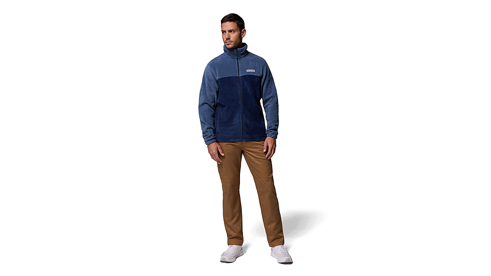 Columbia Steens Mountain 2.0 Full Zip Fleece Jacket - Mens, Dark Mountain/Collegiate Navy, Small, 1476671479-479-S