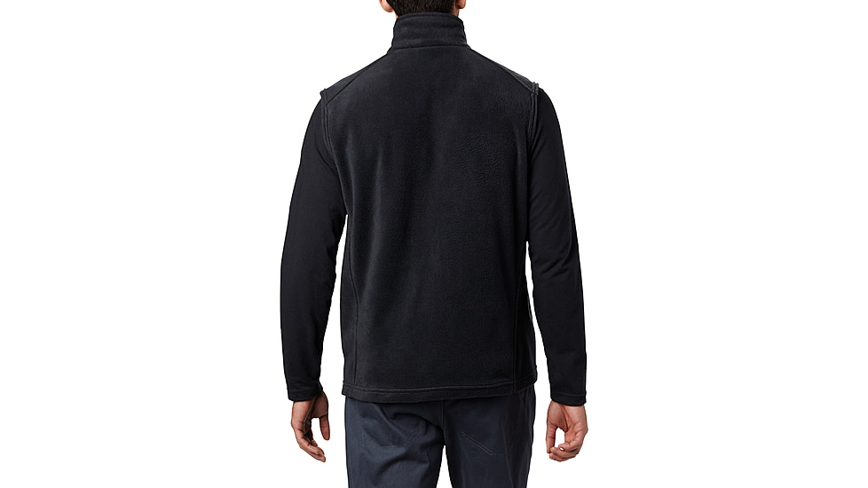 Columbia Steens Mountain Fleece Vest - Mens, Black, S, 1639261-010-S