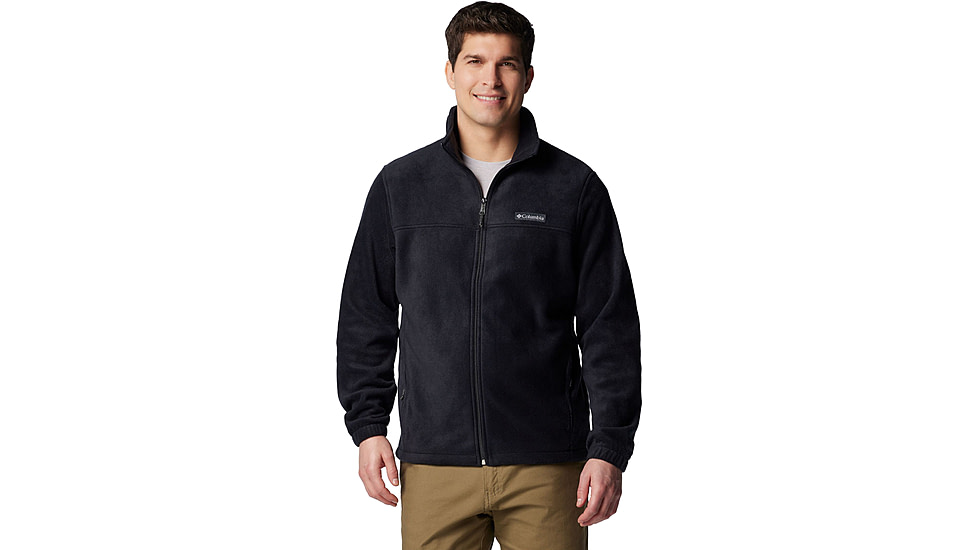 Columbia Steens Mountain Full Zip Fleece Jacket - Mens, Black, Small, 1476671-010-S