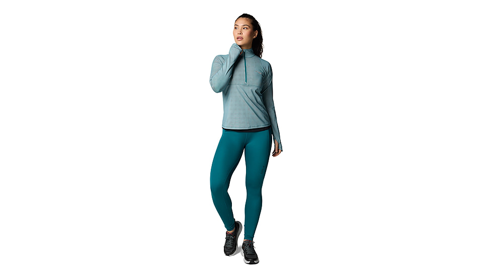 Columbia Summit Valley Legging - Womens, River Blue/Black, S, 2118021-364-S-R
