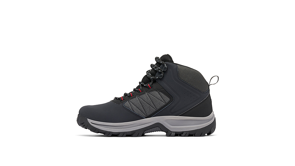 Columbia Transverse Hike Waterproof Shoes - Mens, Black/Mountain Red, 12, 2067401-010-12