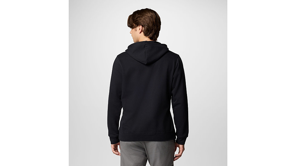 Columbia Trek Graphic Hoodie - Mens, Black/Treeline Flag Graphic, Large, 2018491014-L