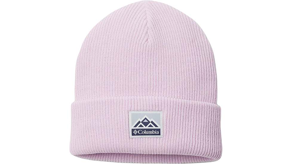 Columbia Whirlibird Cuffed Beanie, Pink Dawn/Mountains, One Size, 1911321686-O/S