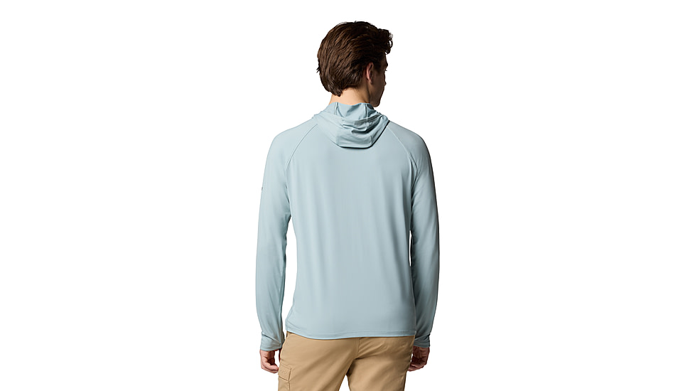 Columbia Wild Cast Sun Hoodie - Mens, Crushed Blue, L, 2120831-461-L