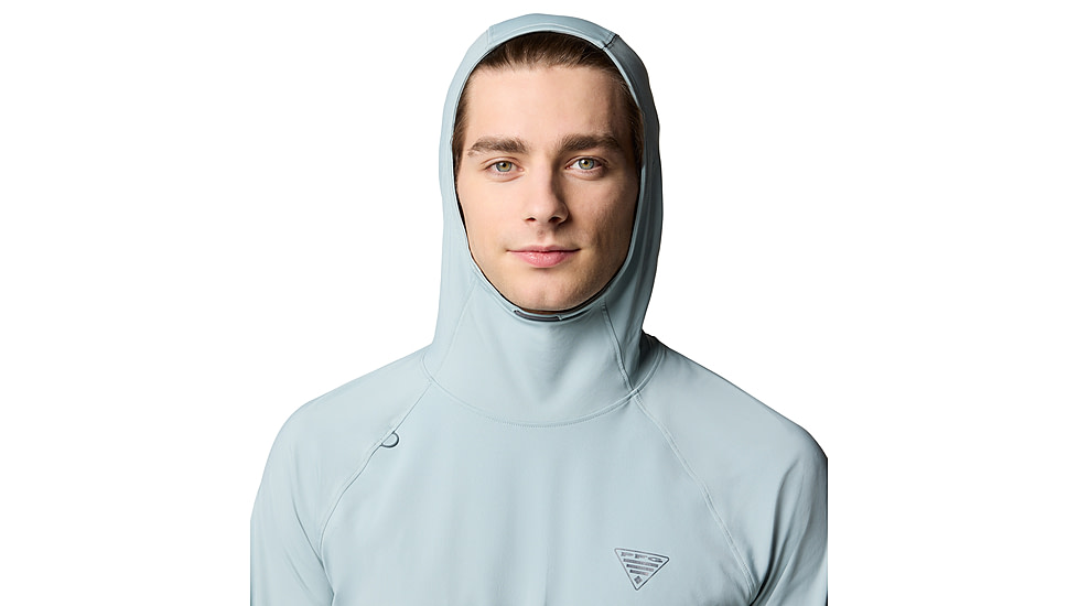 Columbia Wild Cast Sun Hoodie - Mens, Crushed Blue, L, 2120831-461-L